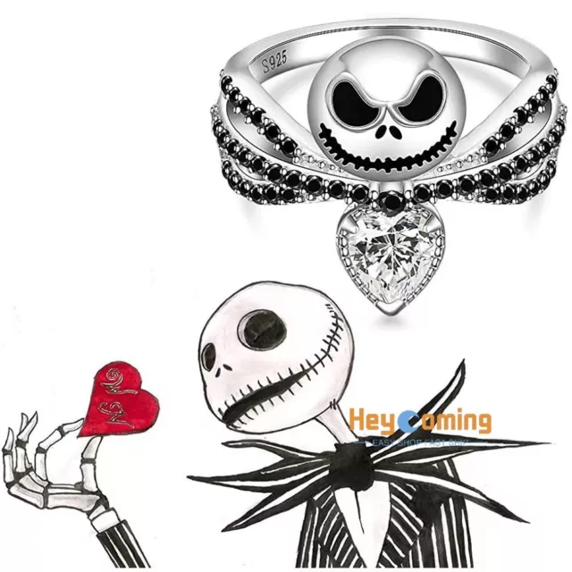 The Nightmare Before Christmas Sally Jack Cosplay Costume Metal Ring Accessories