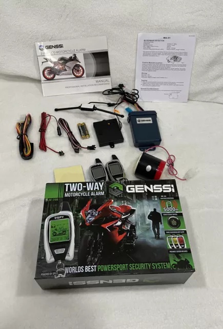 Two-Way Motorcycle Alarm Security System Genssi  LM-209 5000M Long Range