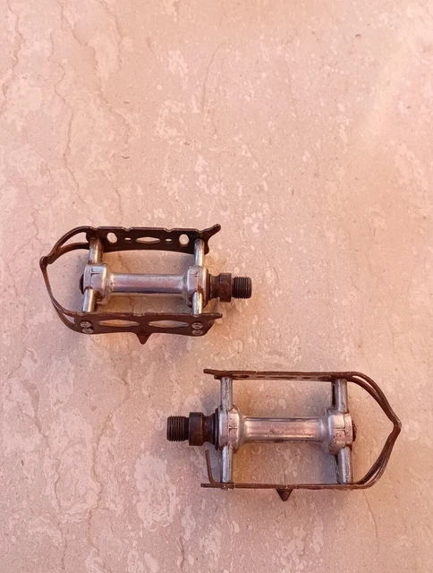 Roto Pair L'Eroica Pedals Vintage Colnago Bianchi Cinelli De Rosa