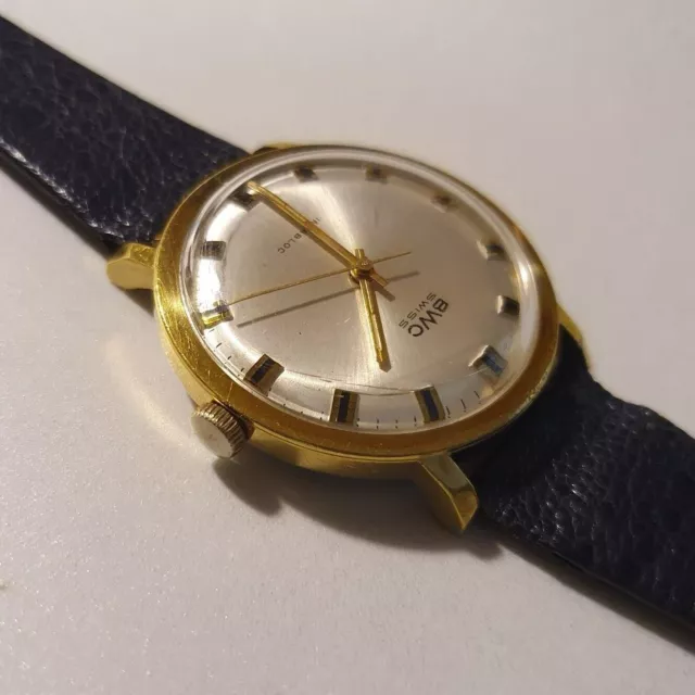Montre vintage « BWC » montre-bracelet mécanique pour homme et femme, pièce... 2