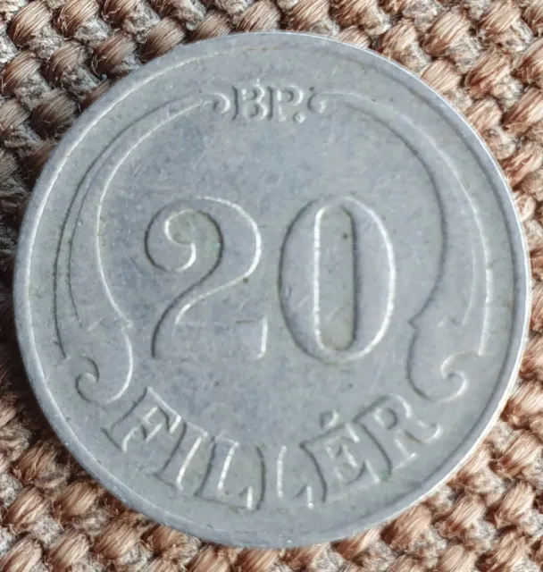 Ungarn - 20 Filler 1926 BP. Regierung Horthy 1920-1944