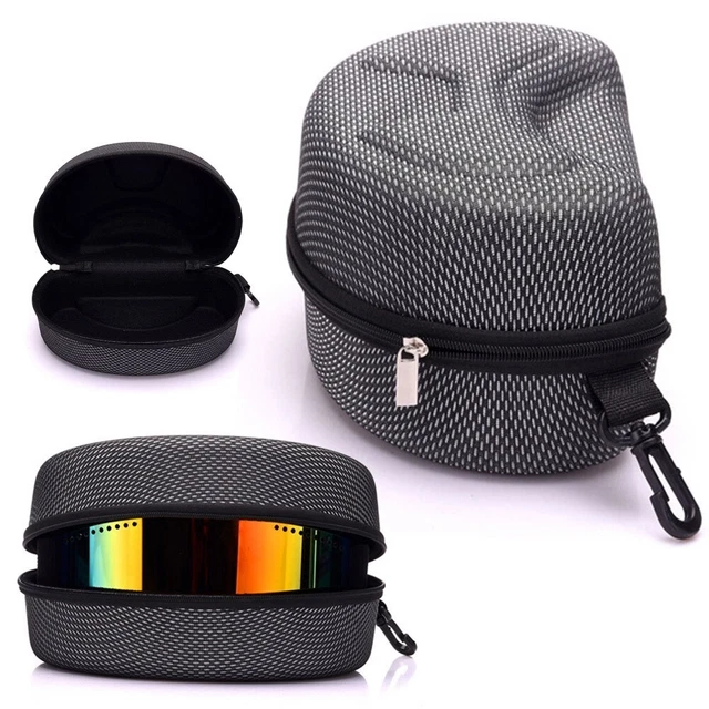 Lunettes Ski Lunettes Étui Rigide Protection Ski Neige Avec Noir Boite Durable