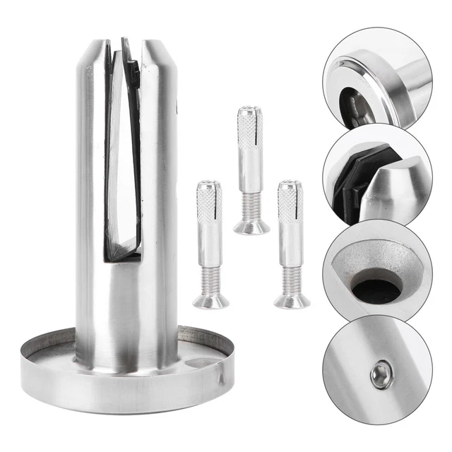 Deck Balustraden Werkzeugständer Glasklemmen Aus Metall Glaspfosten Silver