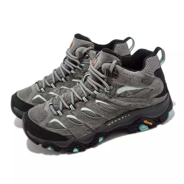 Merrell Moab 3 Mid GTX Gore-Tex Aluminum Grey Women Outdoors Hiking Shoe  J036314