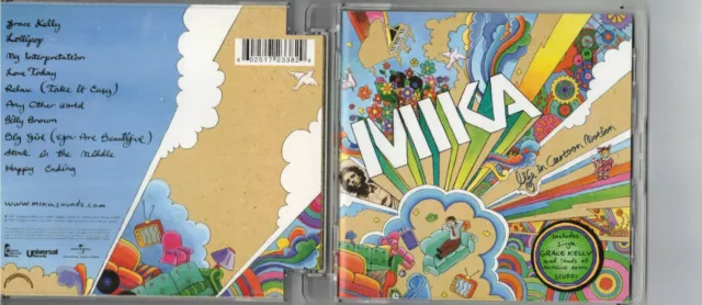 MIKA LIFE IN Cartoon Motion CD Europe Island 2007 with info