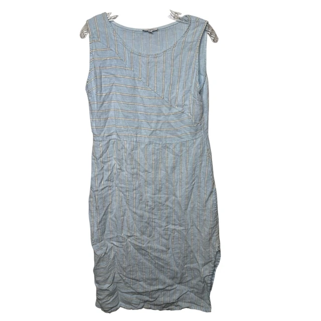 marianne linen dress Marianne Dress - Blue Stripe