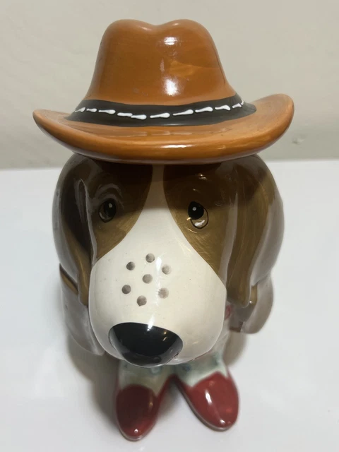 Pioneer Woman Cowboy Charlie Cookie Jar Turquoise Boots