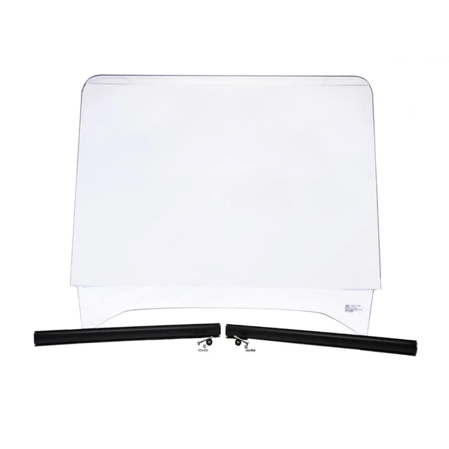 1-Piece Golf Cart Windshield for EZGO TXT w/ Storm Body Kit & 1" Struts (Clear)