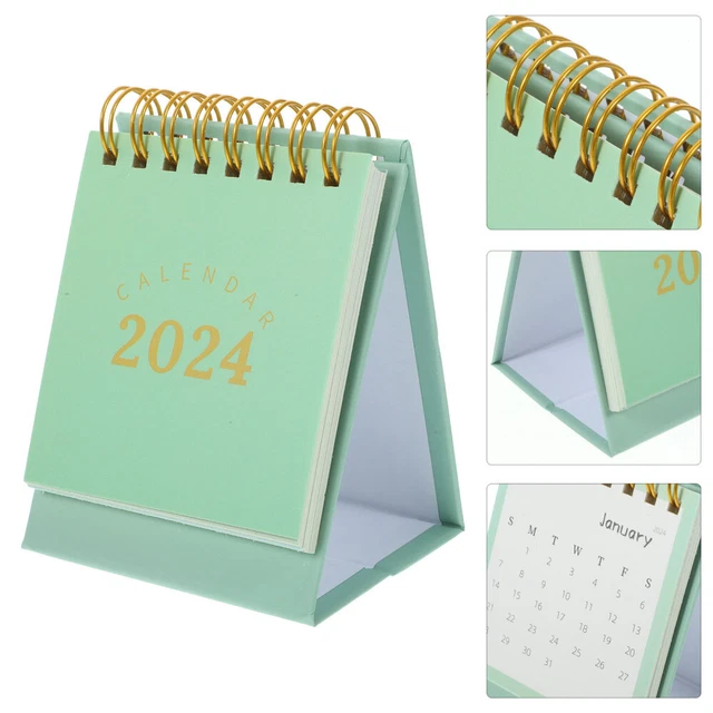 OFFICE DESK CALENDAR Small 2024 Calendar Office Table Calendar Binding Calendar £6.84 PicClick UK