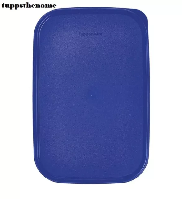 NEW Tupperware Modular Mate Large Rectangle Replacement Seal Lid Klein Blue