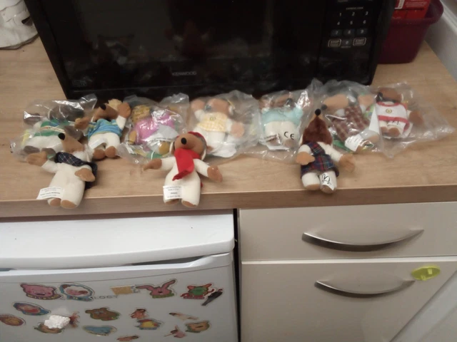 Macdonalds Happy Meal Toys - Wombles 1999 6 sealed 4 not 10 in total