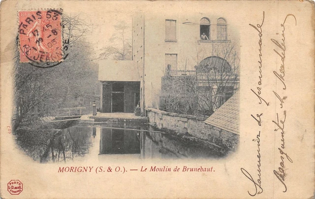 CPA 91 MORIGNY LE MOULIN DE BRUNEHAUT (not common shot)