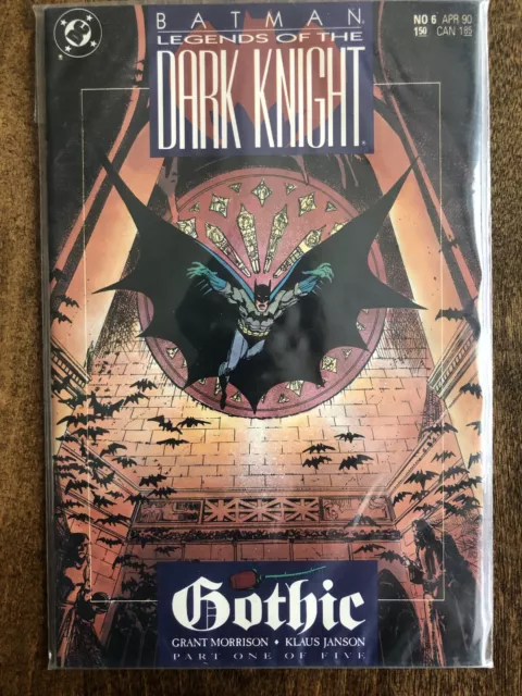 BATMAN Legends of the Dark Knight #6-7 “Gothic” by GRANT MORRISON VF