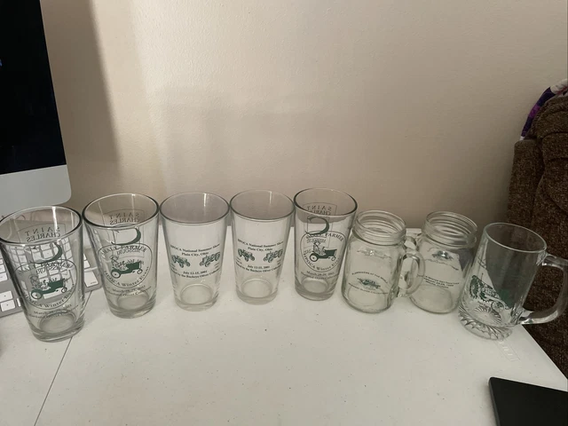 Hart-Parr Oliver HPOCA Heartland Set Of Glasses Lot Of 8