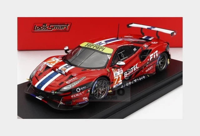 LOOKSMART LSLM141 FERRARI 488 GTE RILEY No.74 Le Mans 2022 1.43