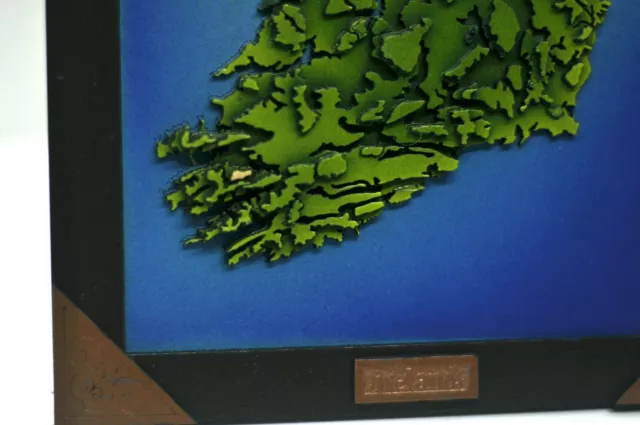 3d Ireland framed topographic map model kit... size  A4 paint included 2