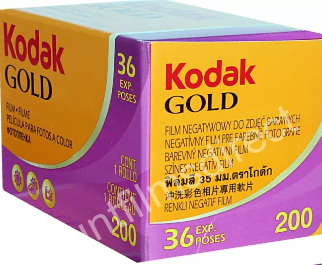 1 x KODAK GOLD (Kodacolor) 200 35mm 36exp  COLOUR CAMERA FILM -by 1st CLASS POST