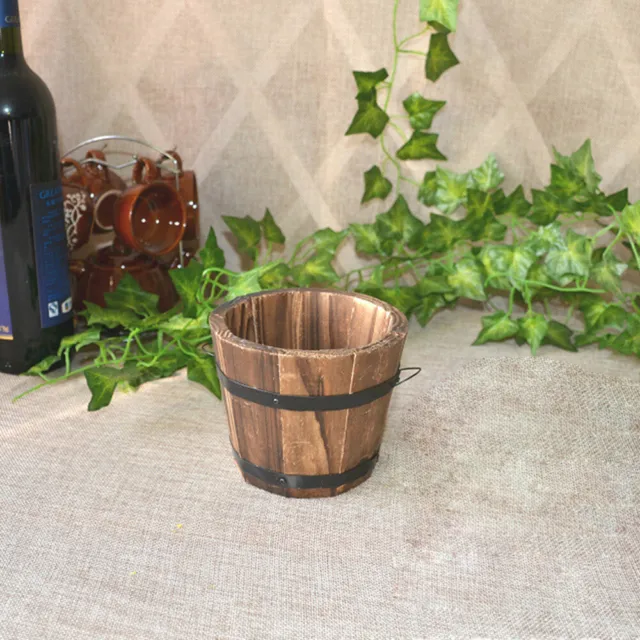 Blumenkübel Aus Holzfass Pflanzgefäße Für Den Garten Whiskey