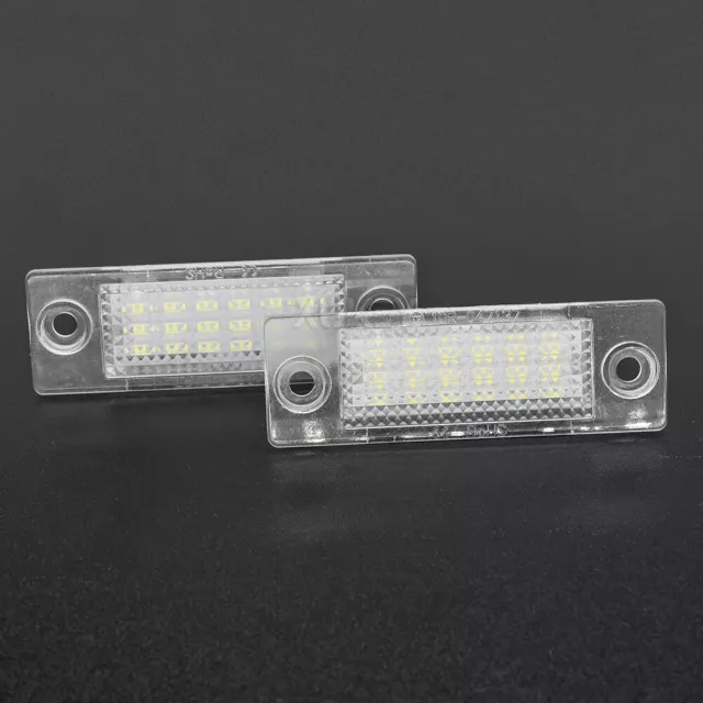 2x Iluminación de matrícula LED para VW T5 Caravelle Multivan Touran Passat Variant 2