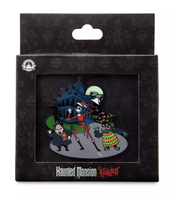 2023 Disney Haunted Mansion Jumbo Pin Holiday Nightmare Before Christmas Jack