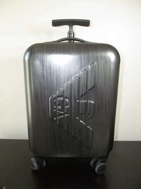 Giorgio Armani Milan, Italy Designer Luggage 22" Carry On Spinner, TSA Lock, NWT