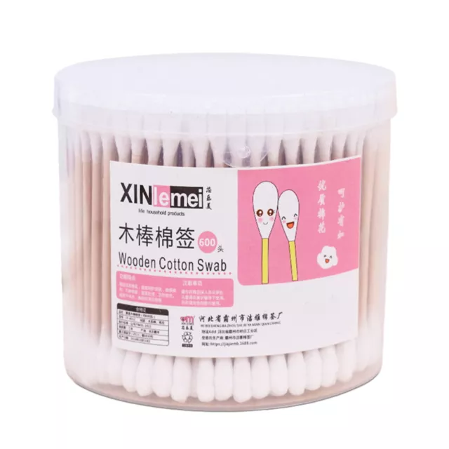 Beauty Tool Cotton Swabs Gentle Multi-functional Disposable with Storage Box