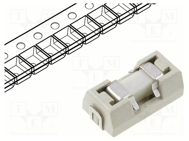 Sécurité : Schmelz 125VDC 4A 125VAC SMD Fusible Céramique 0154004.DRT -
