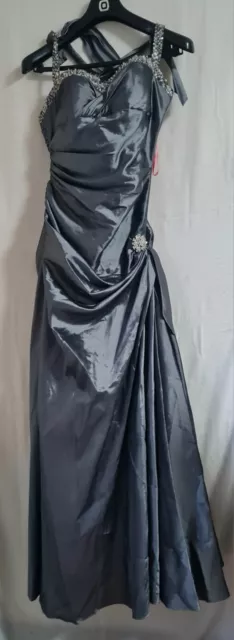 FLIRT by MAGGIE SOTTERO  Charcoal Grey Ball Prom Party/Evening Dress