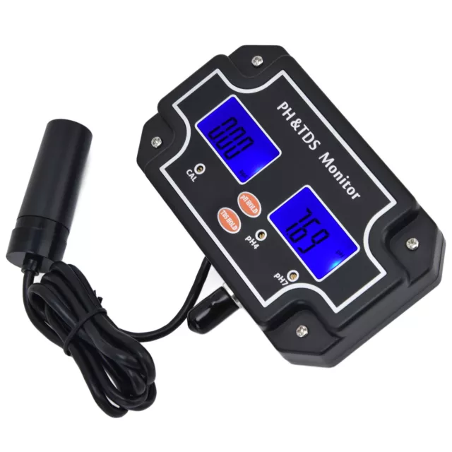 PH TDS Monitor LCD Digital Multifunctional Water Quality Analysis Tester EU FR