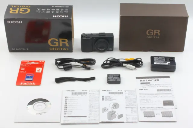 210 SHOTS RICOH GR DIGITAL III 10.0 MP Compact Camera From JAPAN TOP MINT in BOX