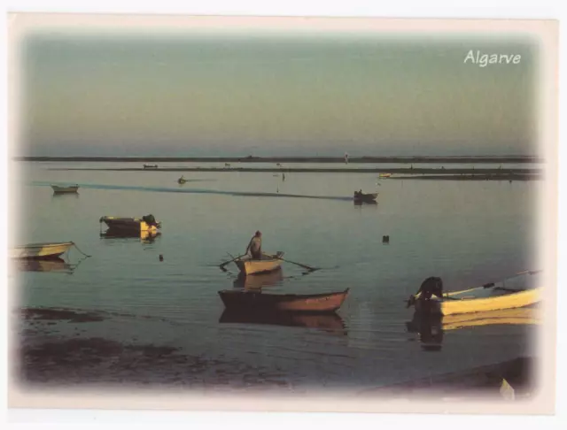 Algarve Boats Portugal Postcard Posted