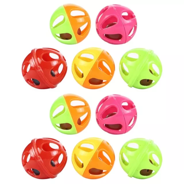 100 pcs  cat with bell Pet Toy Cat Balls with Bells Inside Cat Toy Bulk