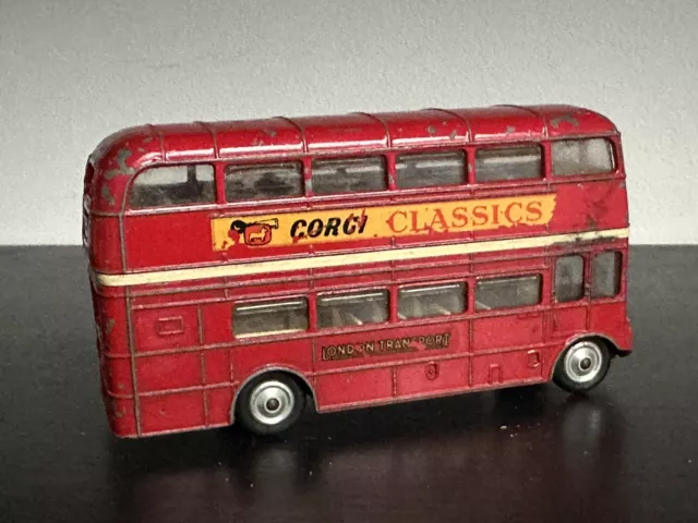 Corgi Toys 468 Routemaster London Transport Double Decker Bus "corgi toys" 1960s