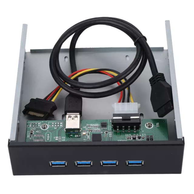 5.25 Inch 19PIN To USB3.0 CD Driver 4 Port HUB Front Panel CD-ROM Expansion AUS