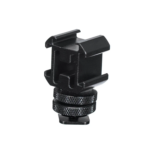 Flash fotocamera attacco a scarpa calda per monitor luci registratore audio triplo