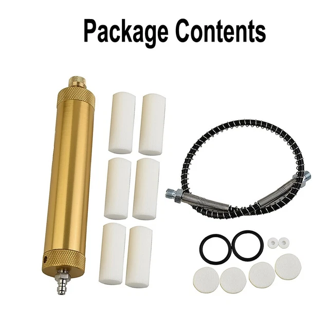 Filtro Alta Pressione 30mpa Separatore Olio-Acqua Per Compressore - Filtro 4500Psi, Alluminio Separatore Acqua Olio - Foto 10