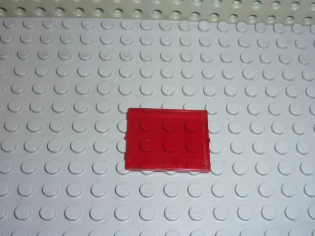 Vitre TrRed Glass ref 3855 LEGO Espace space / Set 6986 6781 6895 6886 6955 ...