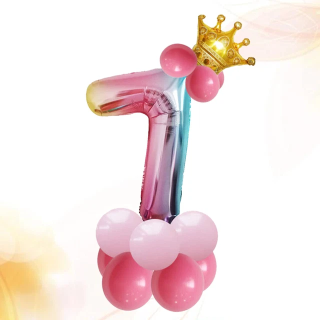 Pellicola di alluminio 32 pollici palloncino corona decorazione palloncino allochroic set festa suppl