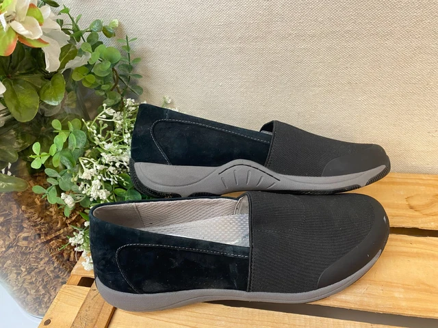 DANSKO HARRIET LOAFER Flat Shoes Slip On Black Suede Textile Womens 42 11 12.5 29.99 PicClick