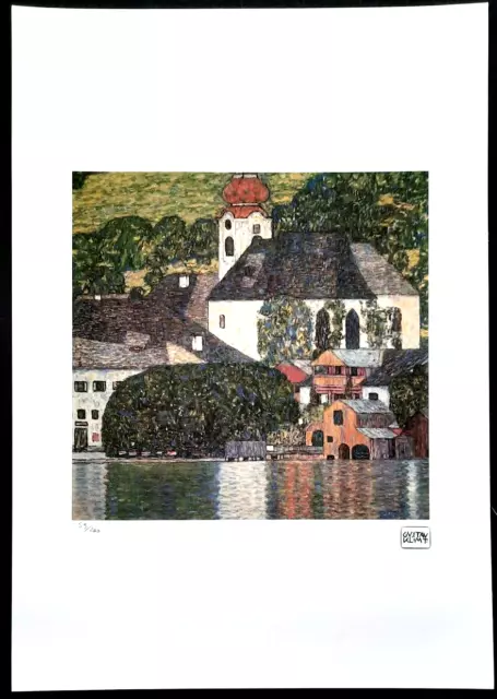 Gustav Klimt - Lithographie -50x35 cm Limitierte Auflage Nr. 59/200