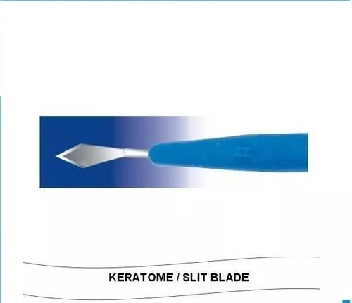 Keratome 2.2 MM Ophtalmique Micro Chirurgical Lame 10 Pièce (2 Boîte )