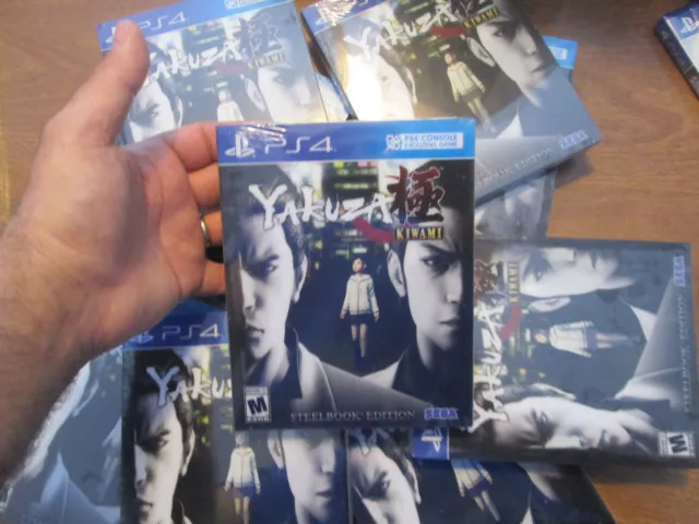 Yakuza Kiwami: SteelBook Edition PS4 Sony BRAND NEW FACTORY SEALED SEGA
