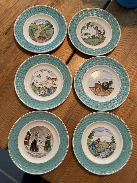 6 ASSIETTES PARLANTES Humoristique Jacques Faizant EUR 21,00 - FR