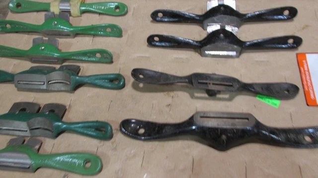 Kunz, Larson, Stanley? Flat Sole Spoke Shave Hand Planes Germany Lot of 10