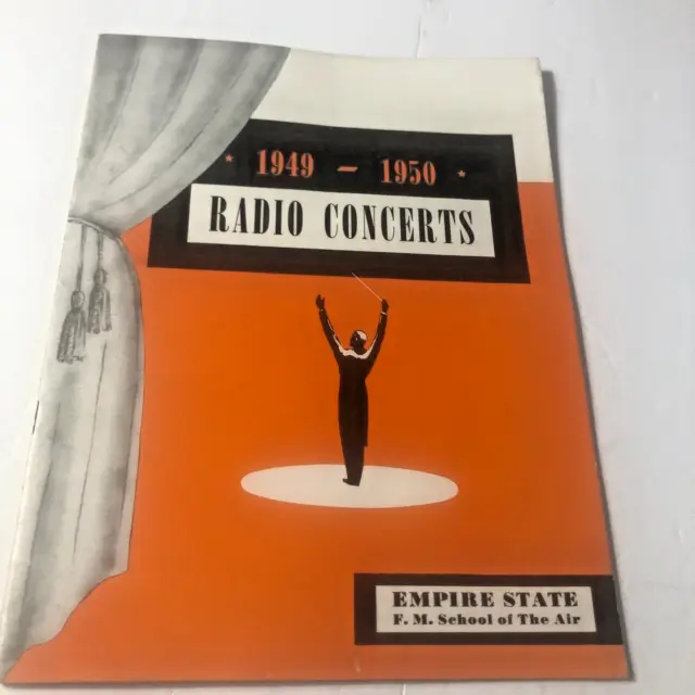 1949-1950 Rochester Civic Orchestra Radio Concerts Program, 11" x 9"