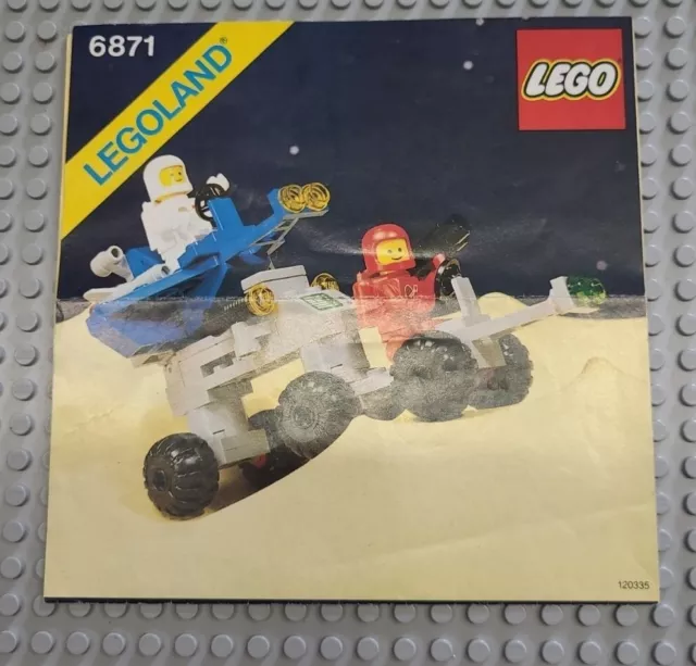 Lego 6871 NUR Bauanleitung SPACE LEGOLAND ONLY INSTRUCTION Anleitung gebraucht