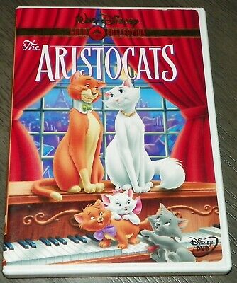 The Aristocats  - Dvd 2000 - Walt Disney Gold Collection - 1970 Banned Classic!