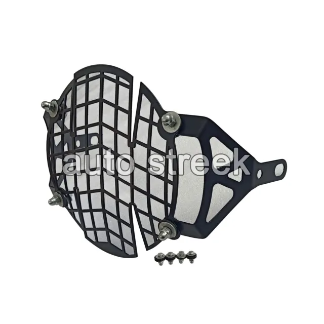 Fit For Royal Enfield Himalayan 411cc Stainless Steel Headlight Grill  Black