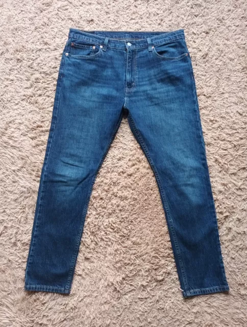 LEVIS 512 Mens Jeans Blue Cotton Slim Tapered W 38 L 32