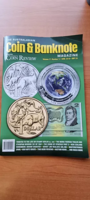 The Australasian Coin & Banknote Magazine: Volume 21 Number 5: June 2018